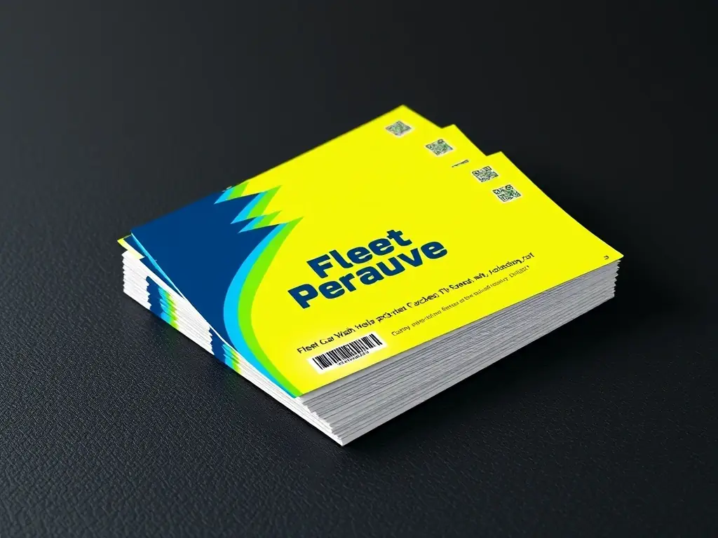 An image of a stack of prepaid car wash vouchers or cards, representing the bulk purchase option for fleet accounts.